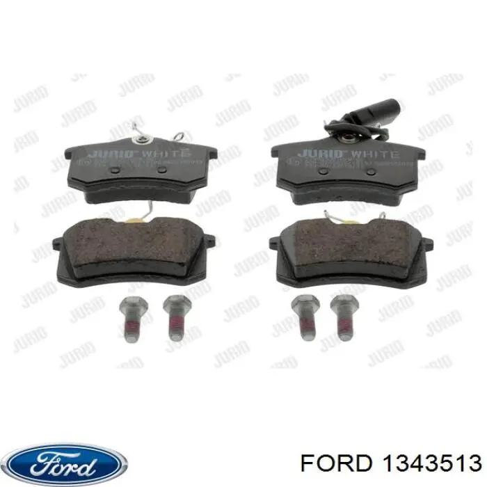 1343513 Ford pastillas de freno traseras