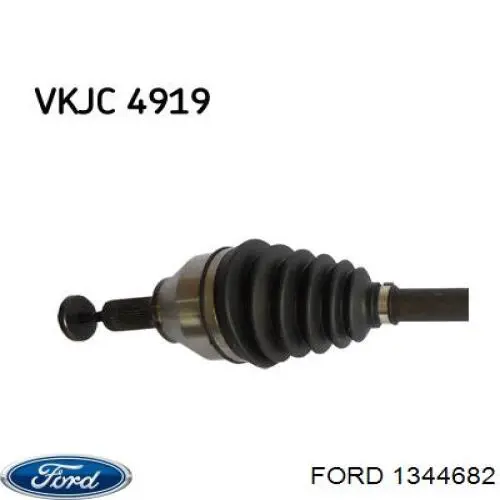 1468437 Ford árbol de transmisión delantero derecho