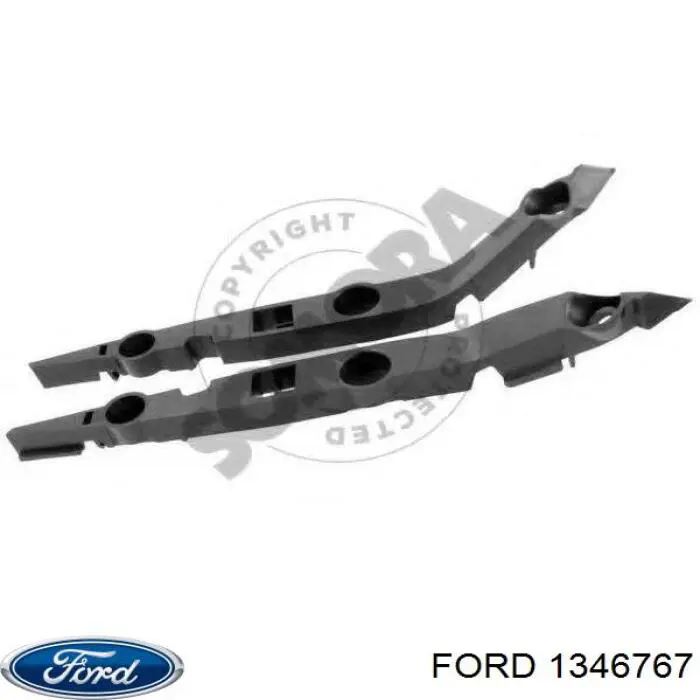  Soporte de parachoques delantero izquierdo para Ford C-Max 