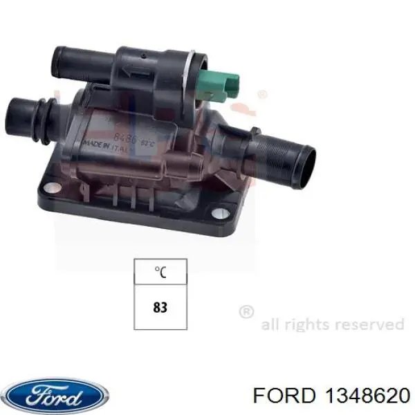 1348620 Ford termostato, refrigerante