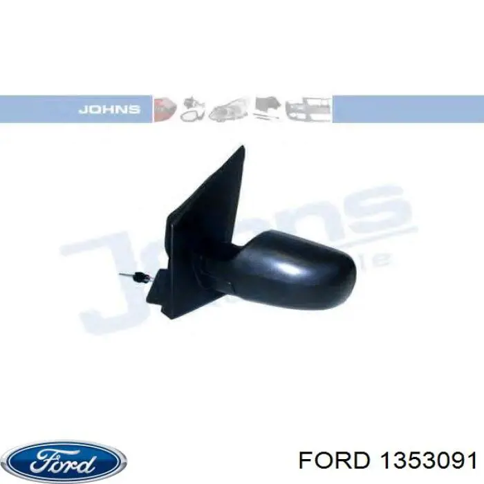  Espejo retrovisor izquierdo para Ford Fiesta 5 