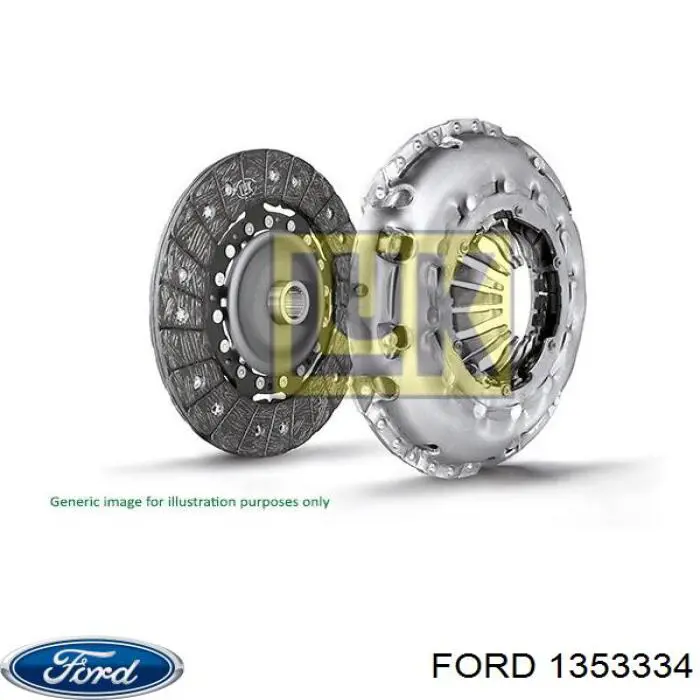 1353334 Ford kit de embrague (3 partes)