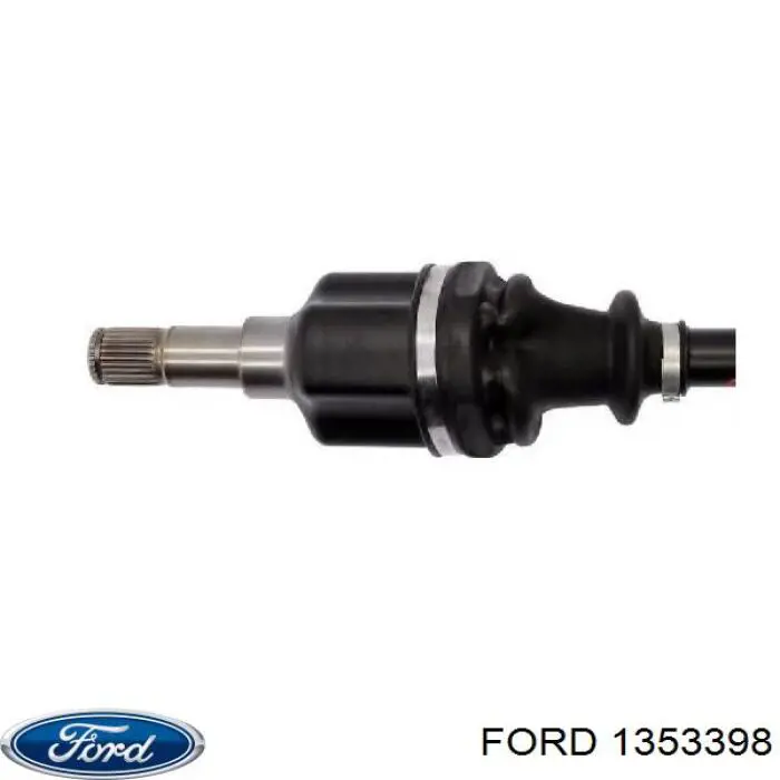 1353398 Ford árbol de transmisión delantero izquierdo