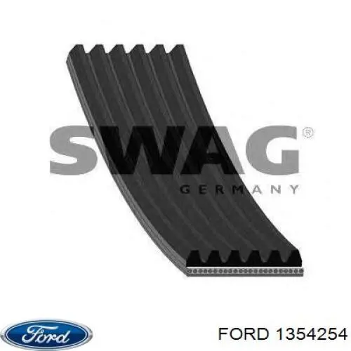 1354254 Ford correa de transmision, juego completo