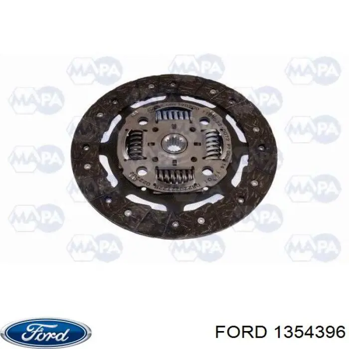 1354396 Ford kit de embrague (3 partes)