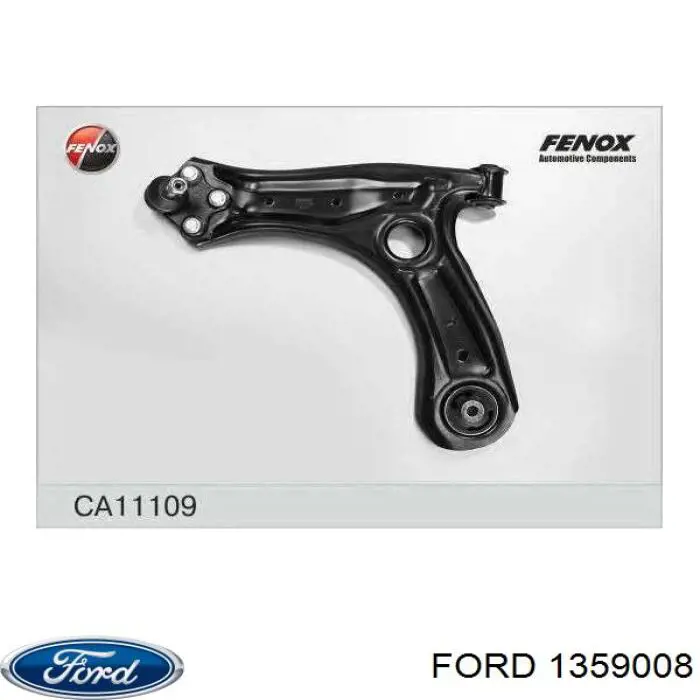 1359008 Ford árbol de transmisión delantero izquierdo