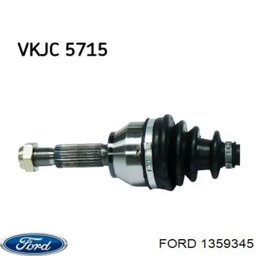 1359345 Ford árbol de transmisión delantero izquierdo