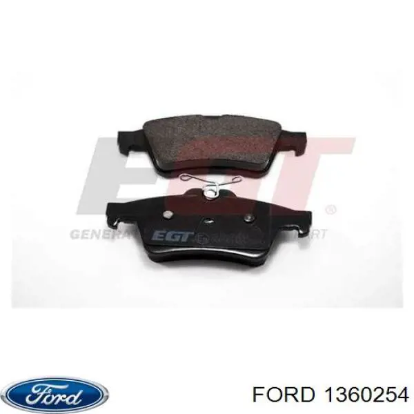 1360254 Ford pastillas de freno traseras