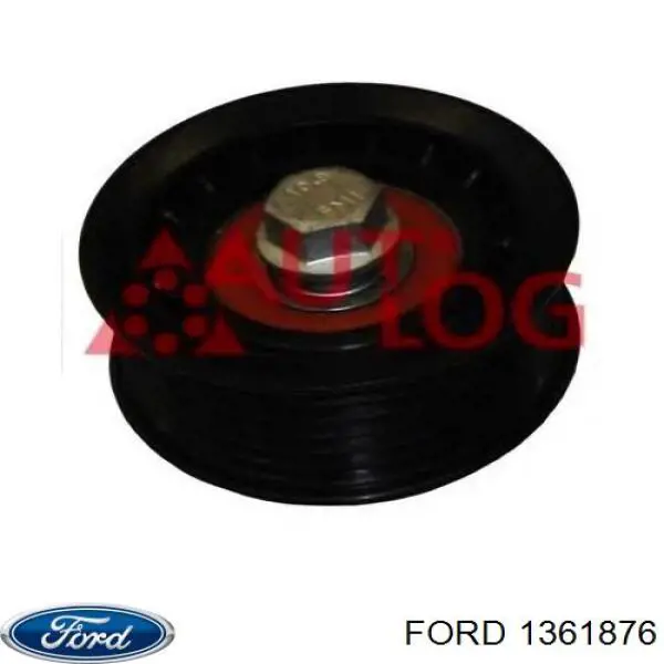 1361876 Ford polea inversión / guía, correa poli v