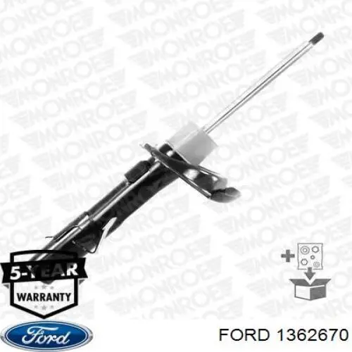 1362670 Ford amortiguador delantero izquierdo