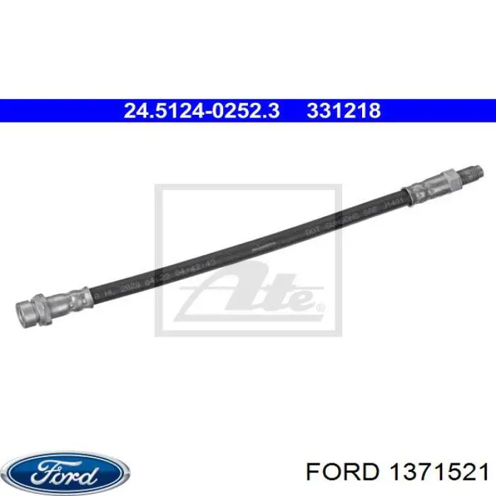 1371521 Ford tubo flexible de frenos trasero