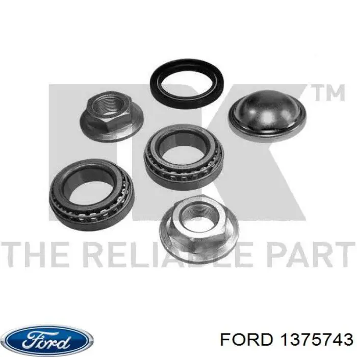 1375743 Ford cojinete de rueda trasero