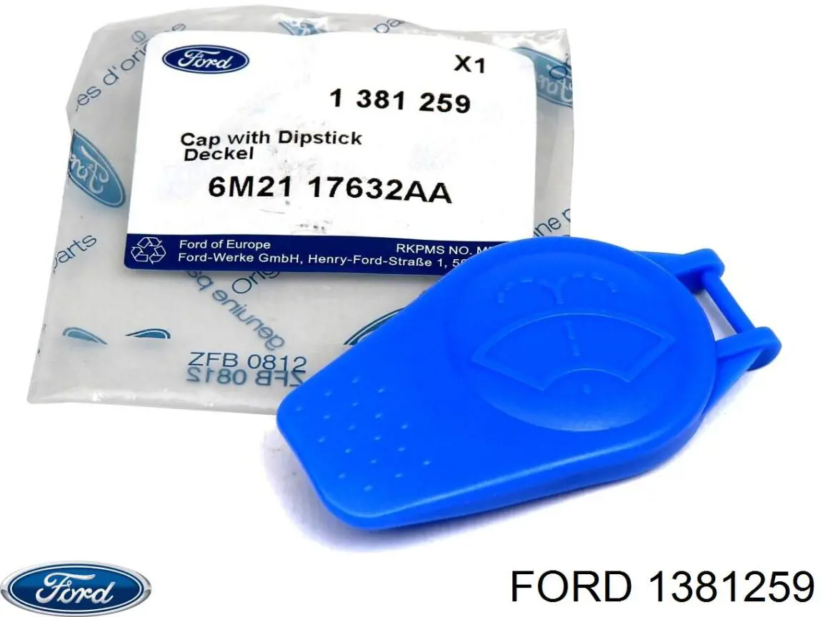  Tapa de depósito del agua de lavado para Ford S-Max CA1