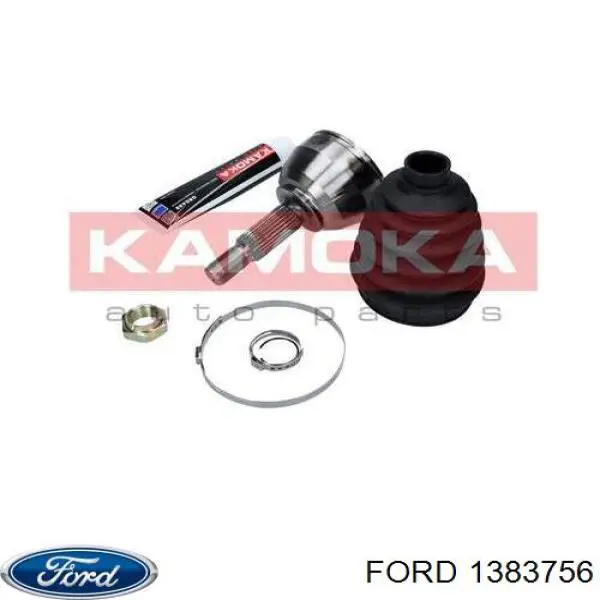 1383756 Ford árbol de transmisión delantero izquierdo