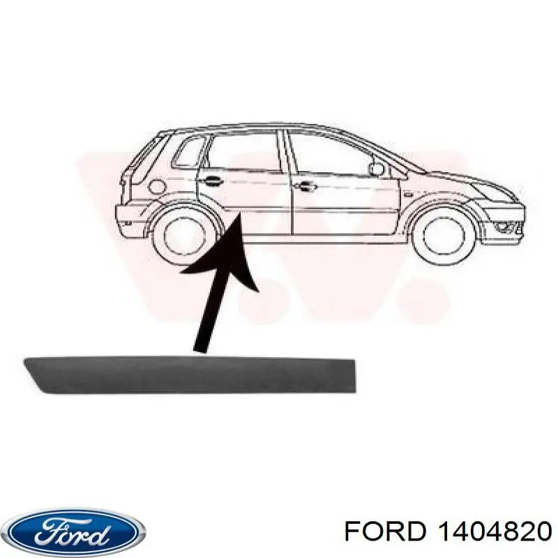 1229165 Ford tobera de agua regadora, lavado de parabrisas