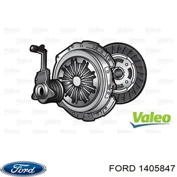 1405847 Ford kit de embrague (3 partes)