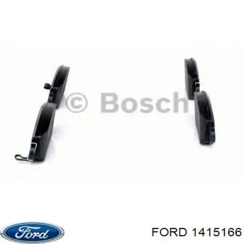 1415166 Ford pastillas de freno delanteras