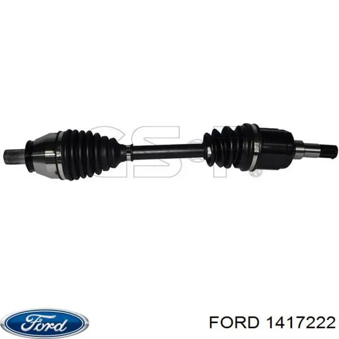 1417222 Ford árbol de transmisión delantero izquierdo