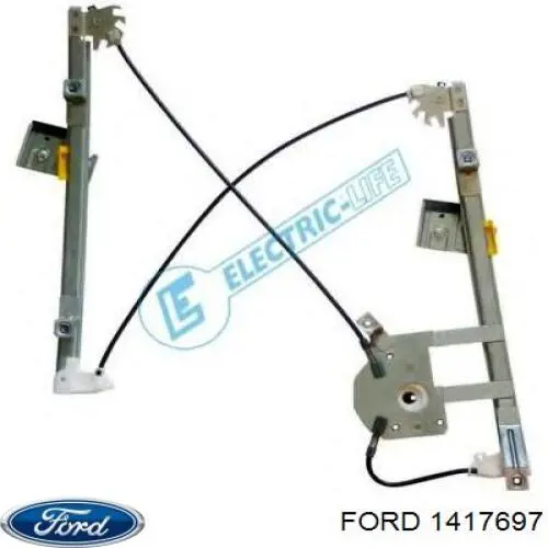 1417697 Ford mecanismo de elevalunas, puerta delantera derecha