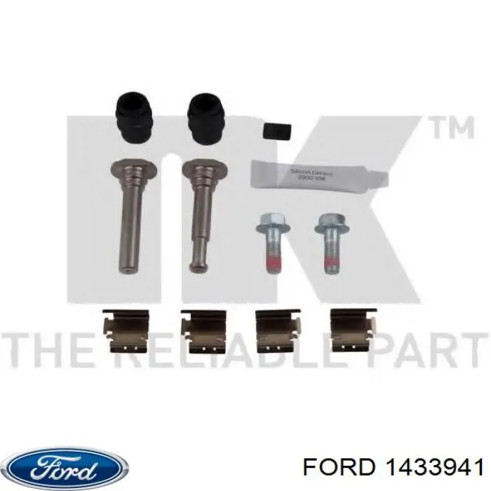 1433941 Ford pinza de freno delantera derecha