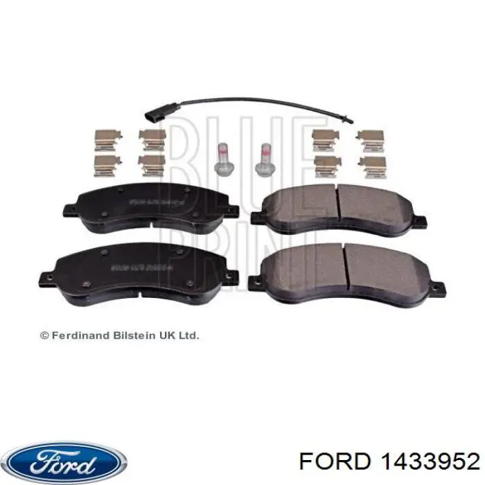 1433952 Ford pastillas de freno delanteras