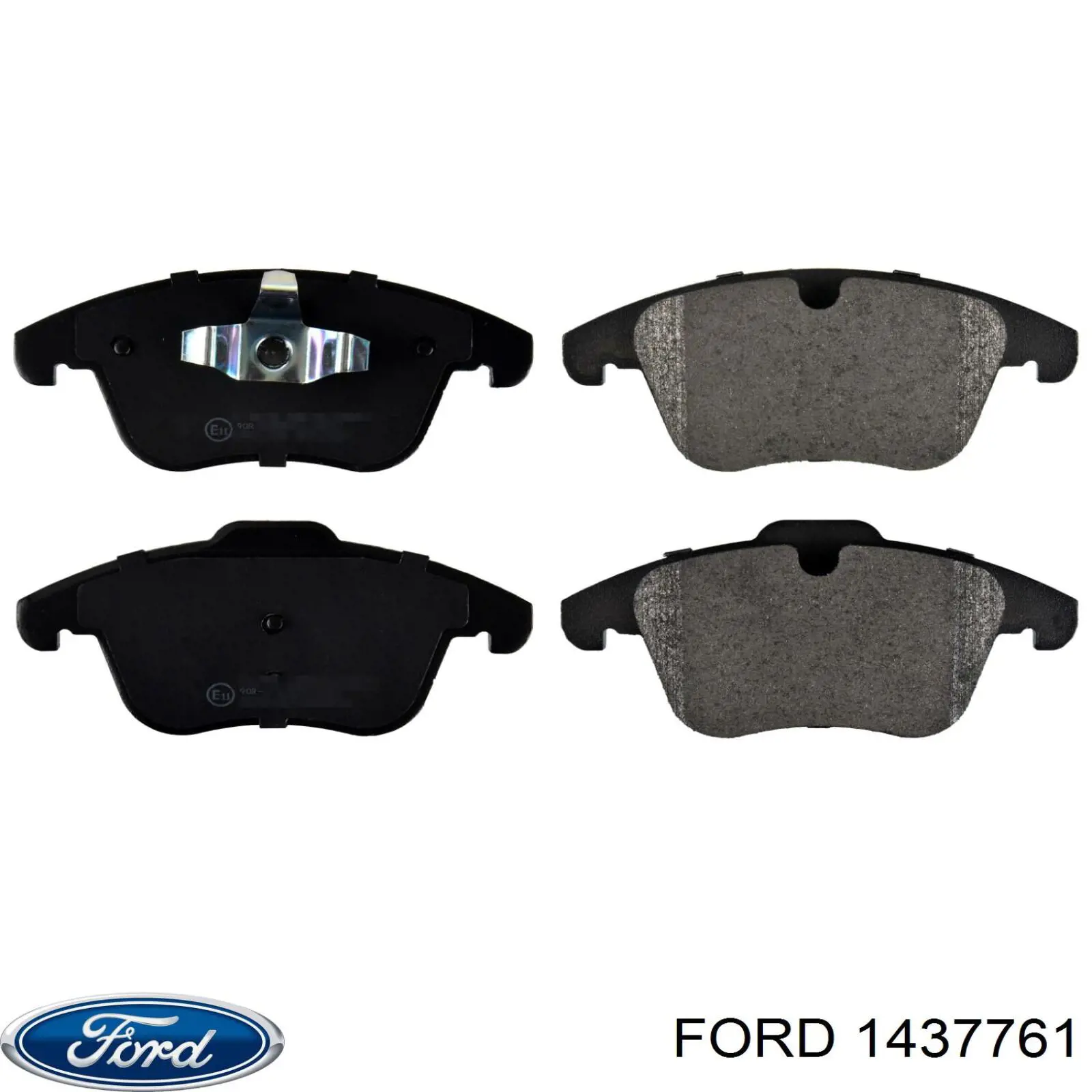 1437761 Ford pastillas de freno delanteras