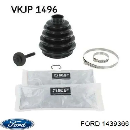 1439366 Ford fuelle, árbol de transmisión exterior izquierdo