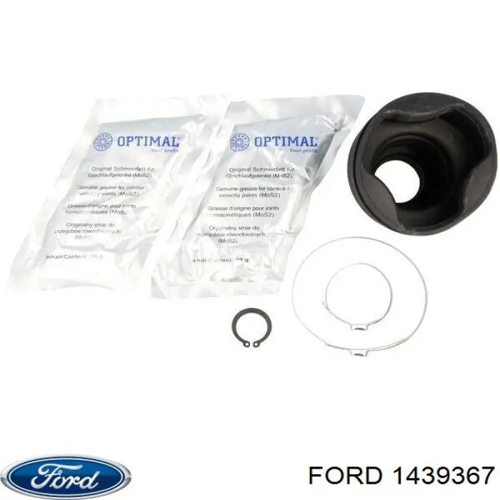 1439367 Ford fuelle, árbol de transmisión exterior derecho