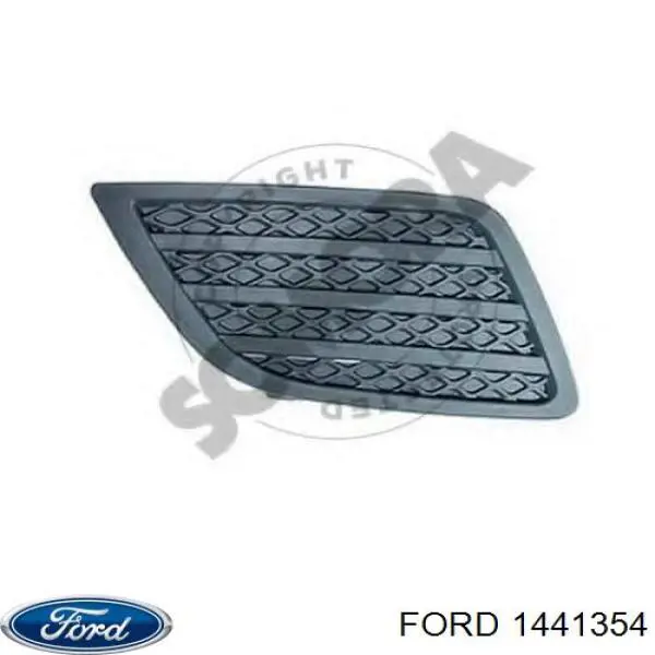  Rejilla de antinieblas delantera izquierda para Ford Fiesta 5 