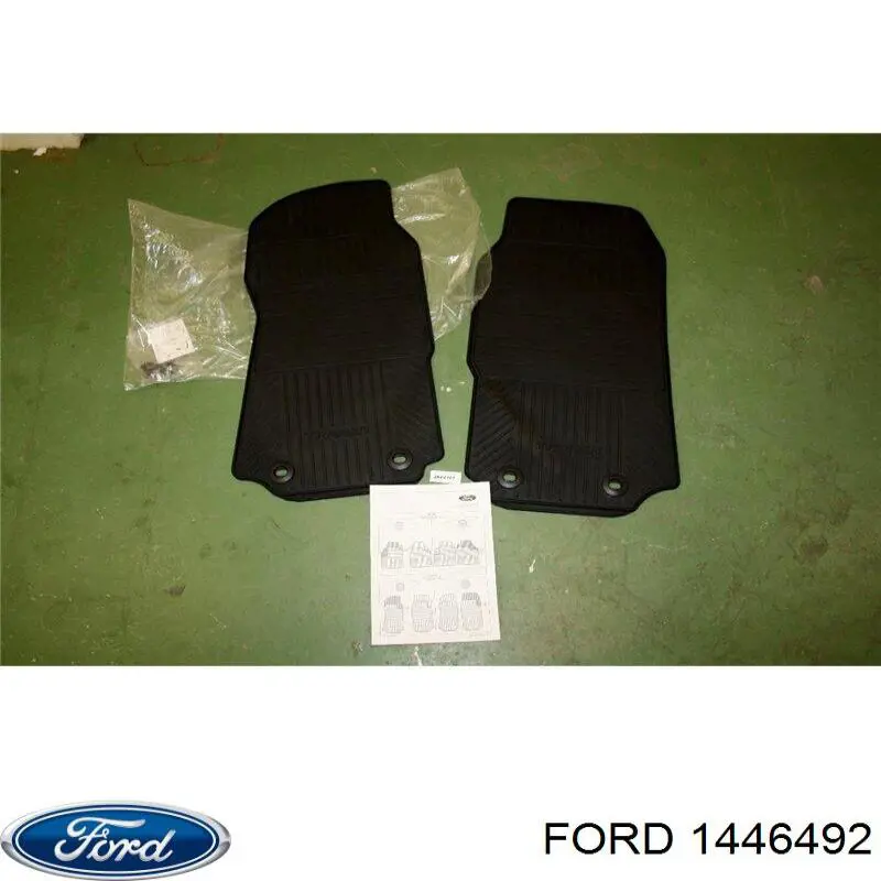  Juego de esteras delanteras, 2 piezas para Ford Transit V184/5