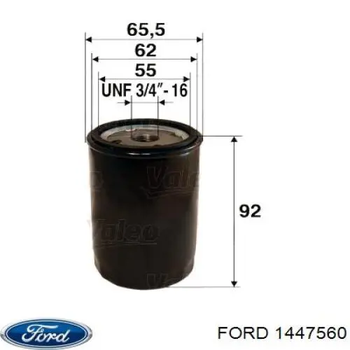 1447560 Ford fuelle, árbol de transmisión delantero interior