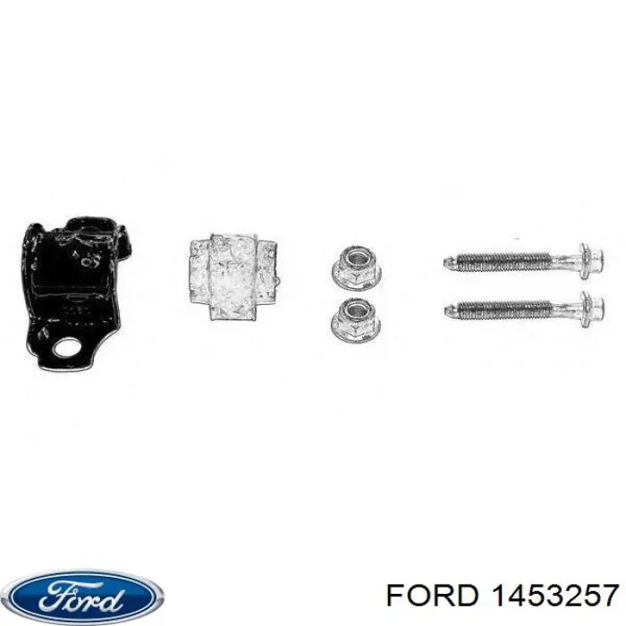 1453257 Ford casquillo de barra estabilizadora delantera