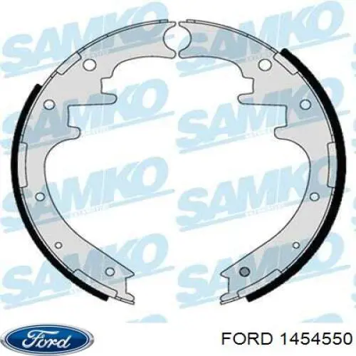 1454550 Ford zapatas de frenos de tambor traseras