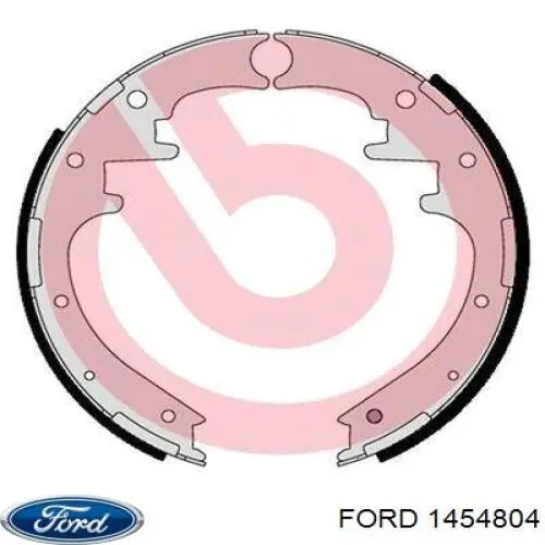 1454804 Ford zapatas de frenos de tambor traseras