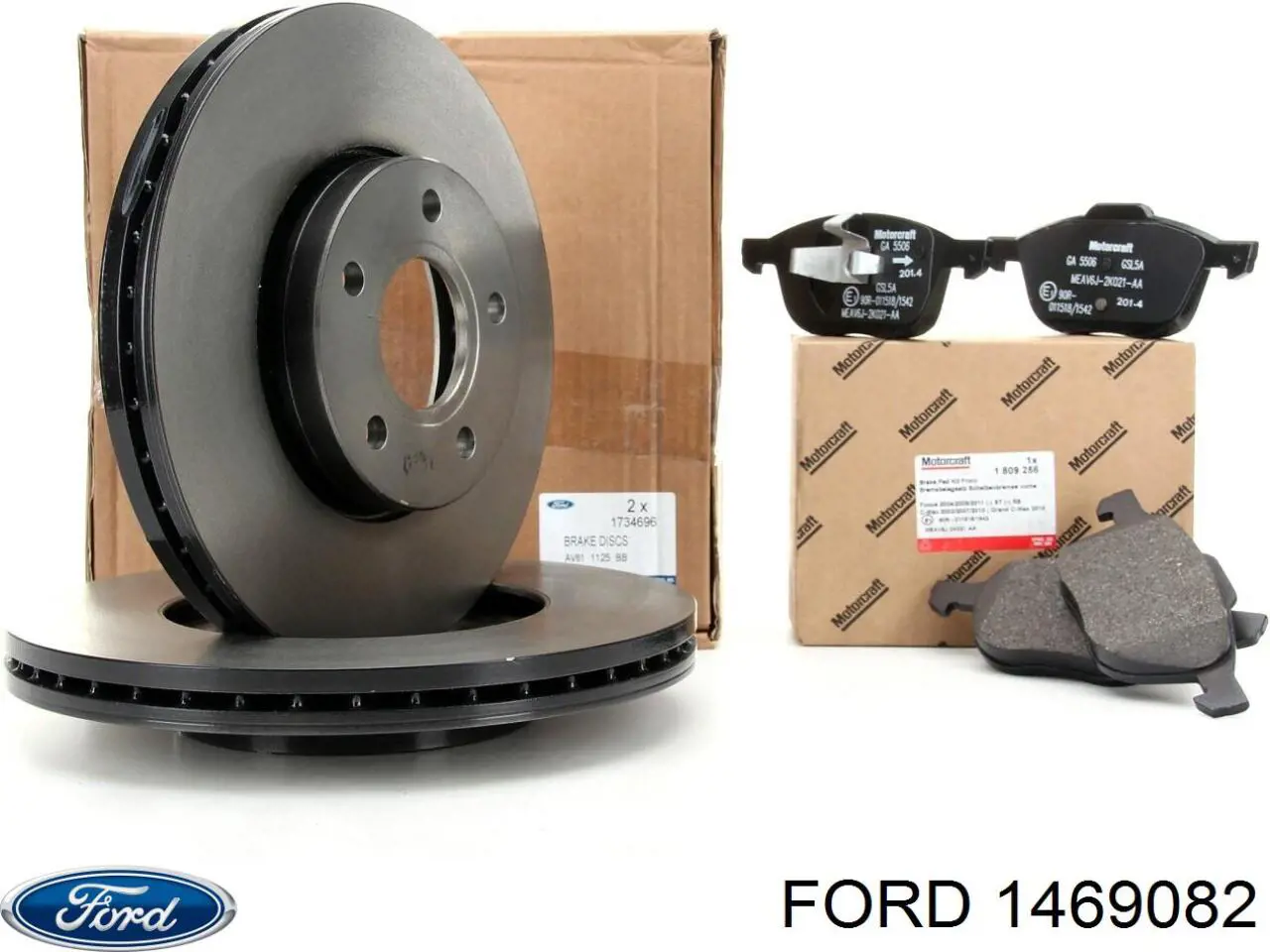 1469082 Ford freno de disco delantero