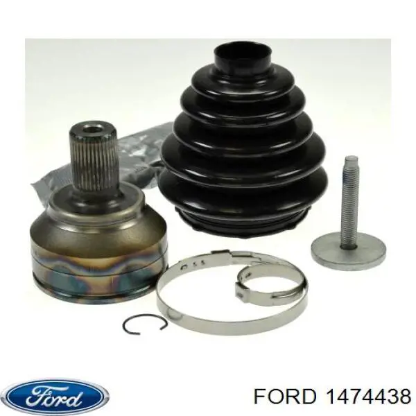 1474438 Ford árbol de transmisión delantero izquierdo