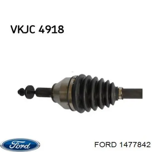 1477842 Ford árbol de transmisión delantero izquierdo