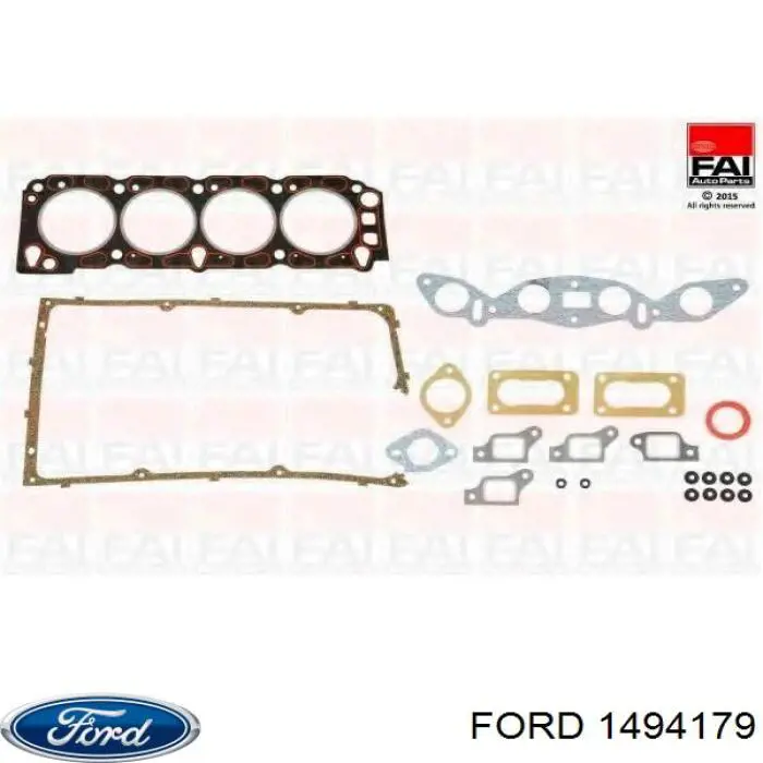 1494179 Ford luna de puerta delantera derecha