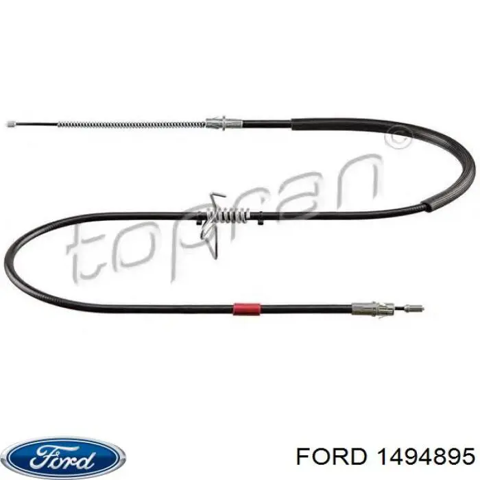 1302661 Adriauto cable de freno de mano trasero izquierdo