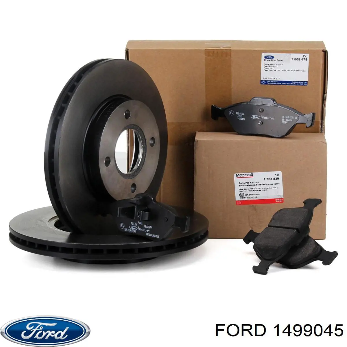 1499045 Ford freno de disco delantero