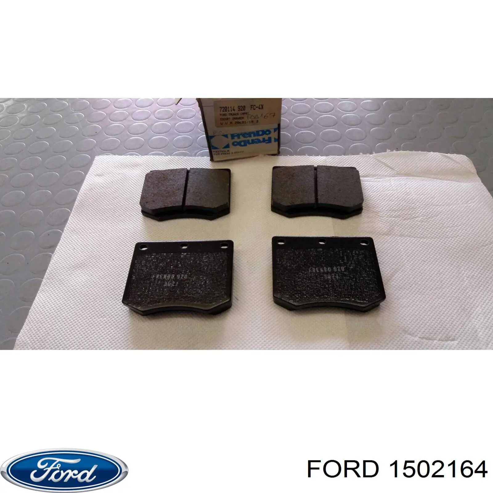 1502164 Ford pastillas de freno delanteras