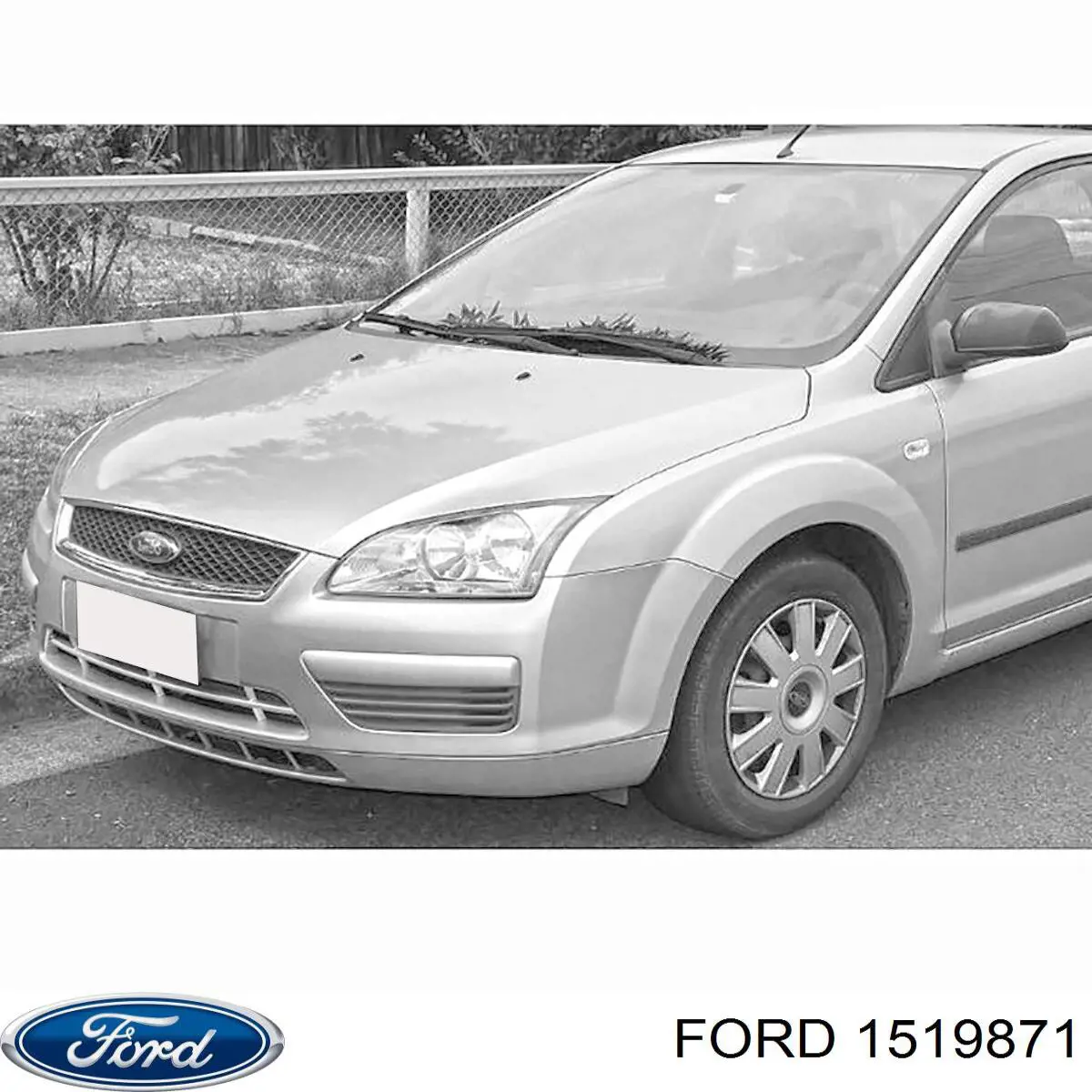  Superposicion (Molde) De Rejilla Del Radiador para Ford C-Max 