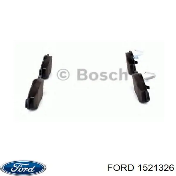 1521326 Ford pastillas de freno delanteras