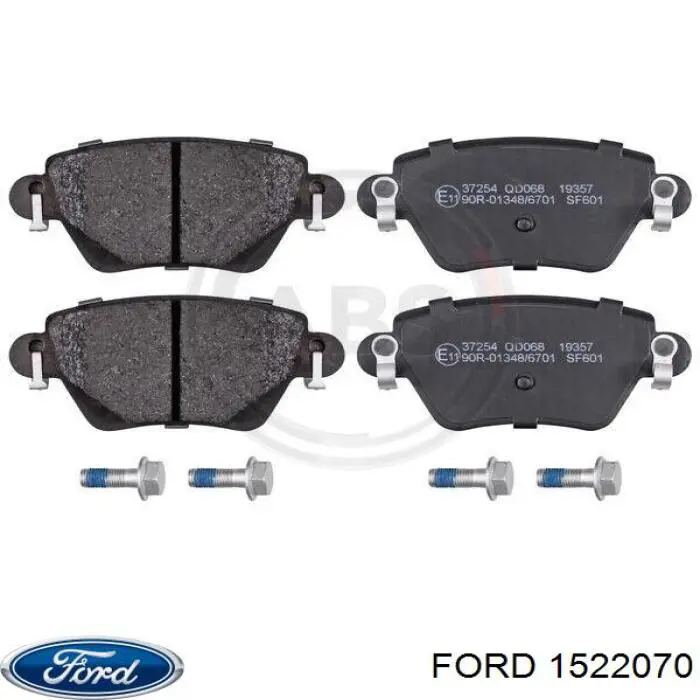 1522070 Ford pastillas de freno traseras