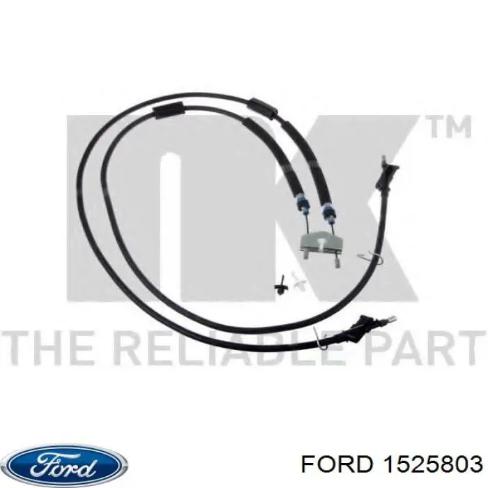 1525803 Ford cable de freno de mano trasero derecho/izquierdo