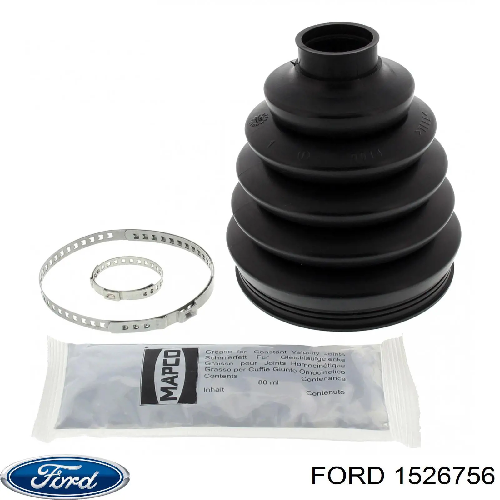 1526756 Ford fuelle, árbol de transmisión delantero exterior