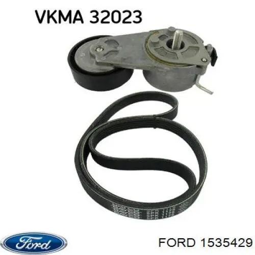 1535429 Ford tensor de correa, correa poli v