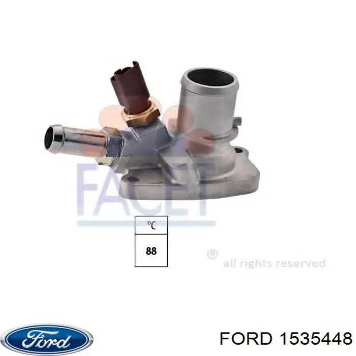 1535448 Ford caja del termostato