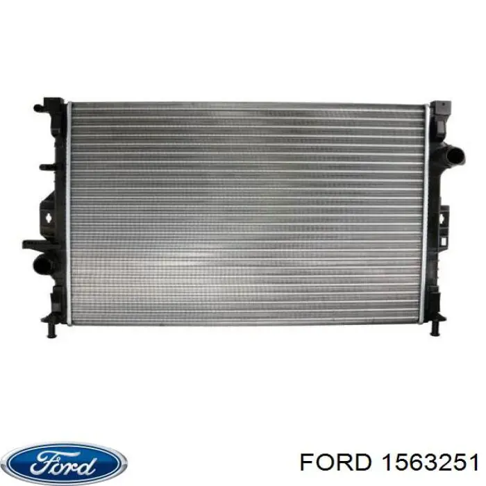 1563251 Ford radiador refrigeración del motor