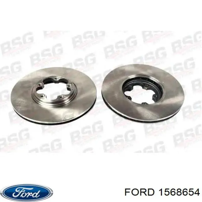 1568654 Ford freno de disco delantero